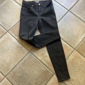 Madewell 9 inch rise skinny - black - 30